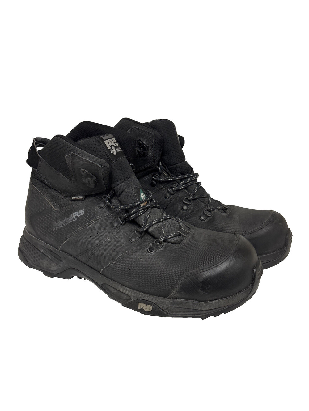 Timberland PRO Men's A2CB8 Switchback Waterproof Composite Toe Boot Black 12W
